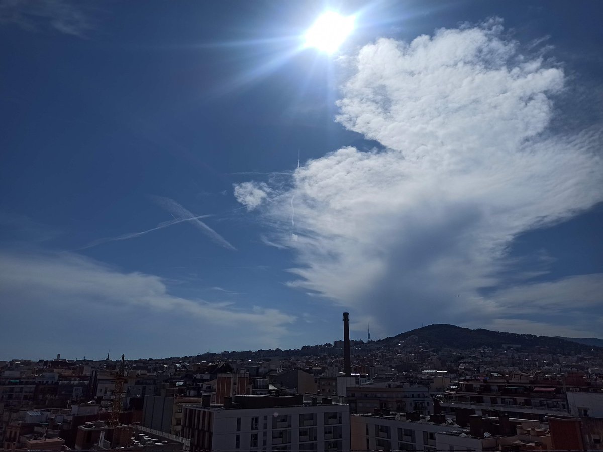 avantocat's tweet photo. A la ratlla dels 30
29.9°C a #SantAndre
29.8°C a #TorrentDeLaGuineu
Màximes anuals en els dos casos.
Tempestes cap al Pirineu https://t.co/6N7vOfPtW3