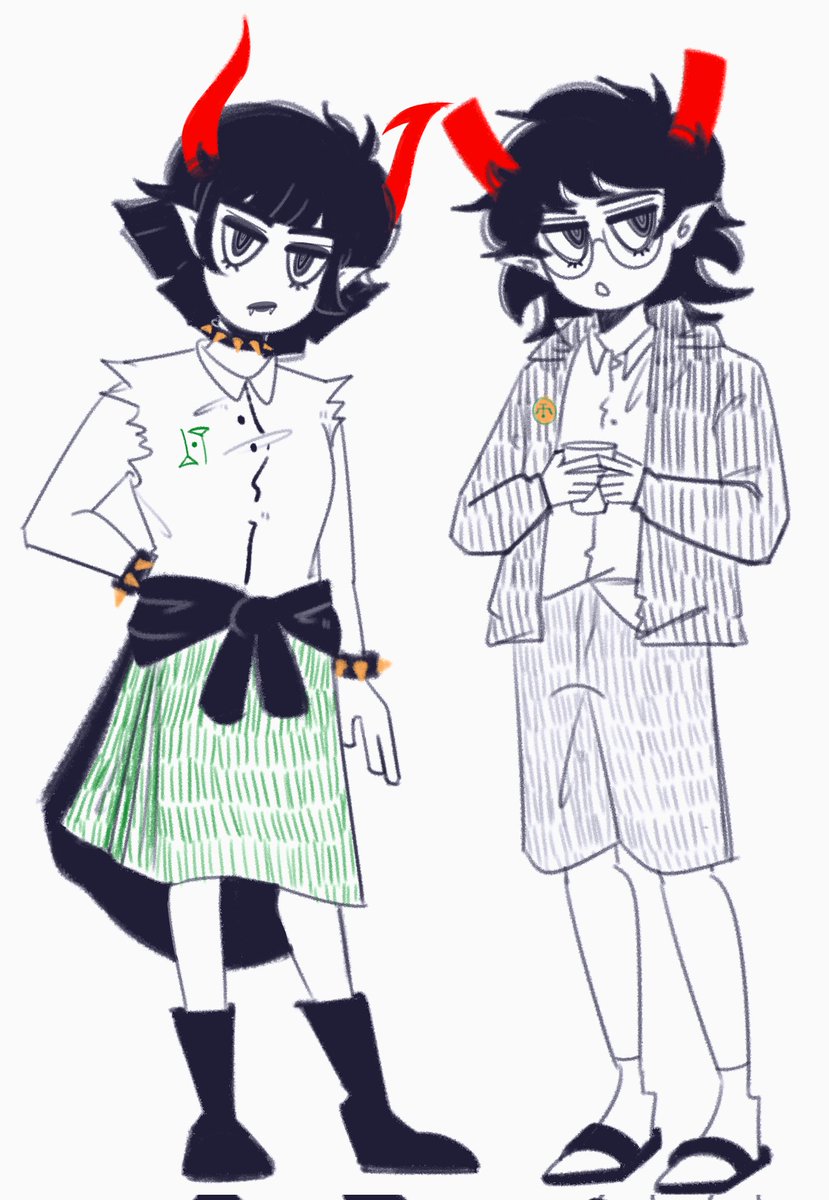 A jadeblood and a tealblood
#hiveswap