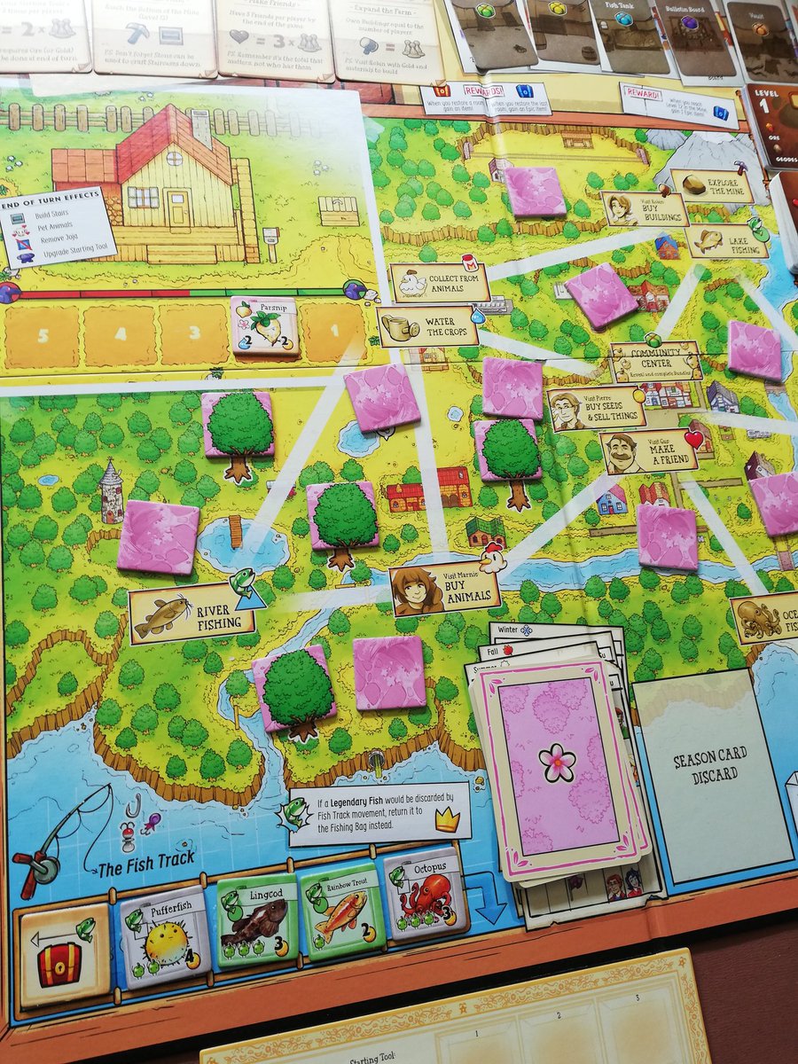 Roll4Creativity's tweet image. Time for some Stardew Valley boardgame! #StardewValley #boardgameday