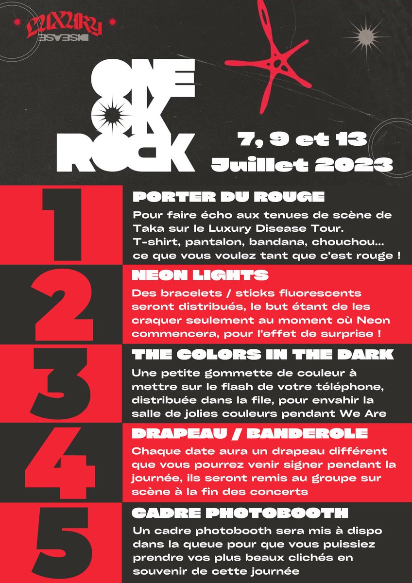 _neraida's tweet photo. TTTR don’t look at this or I will get mad 😠 

📣 French OORers / OORer français 📣

Pour les concerts de ONE OK ROCK en France (Paris et Strasbourg), différents projets ont été mis en place avec la communauté :

rt et like appréciés 🥹 #ONEOKROCK https://t.co/GBiVkRMoCB