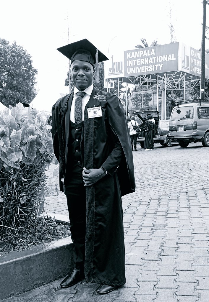 Hey Friends, 
We graduated today. Help me congratulate and wish well this young Ugandan citizen upon this new milestone. Keep skying Joshua. 
#ClinicalMedicine.
@DrOtileUg