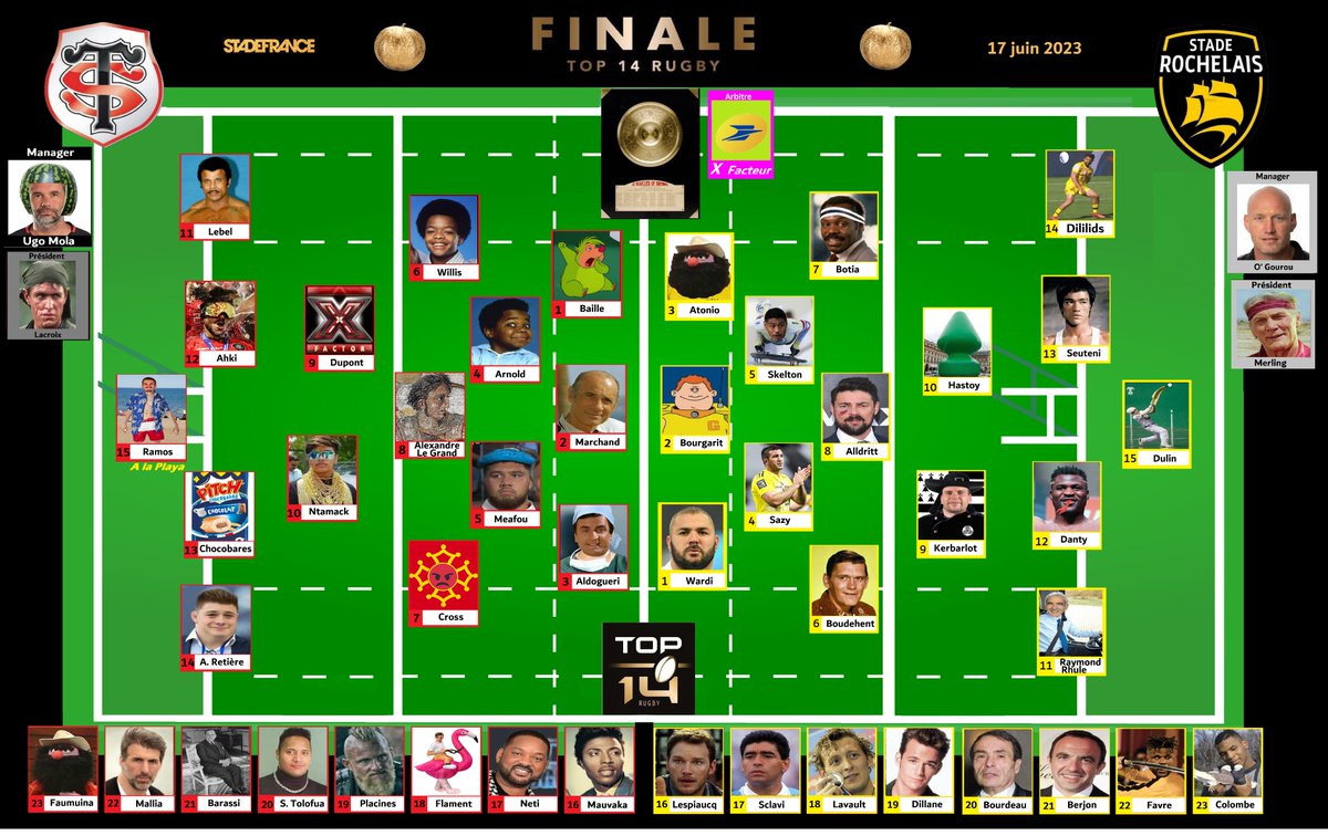 La Compo pour la #FinaleTOP14
#STSR