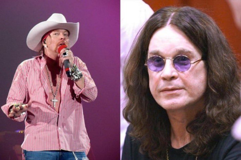 'Guns N' Roses would have been the best band in the world if Axl Rose had never been in the group.' Ozzy Osbourne.