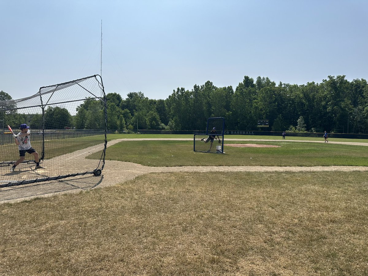 BaseballPCA's tweet photo. Thank you @LC_Pilgrims for allowing us to use your field and cages today before we head to McLane! https://t.co/tipS2Bem18