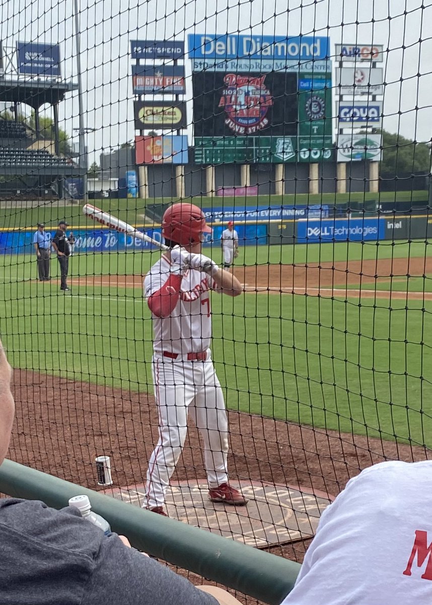 At the <a href="/THSBCA/">THSBCA</a> All-Star game. Let’s go P$!!! <a href="/peyton2marchand/">Peyton Marchand</a>