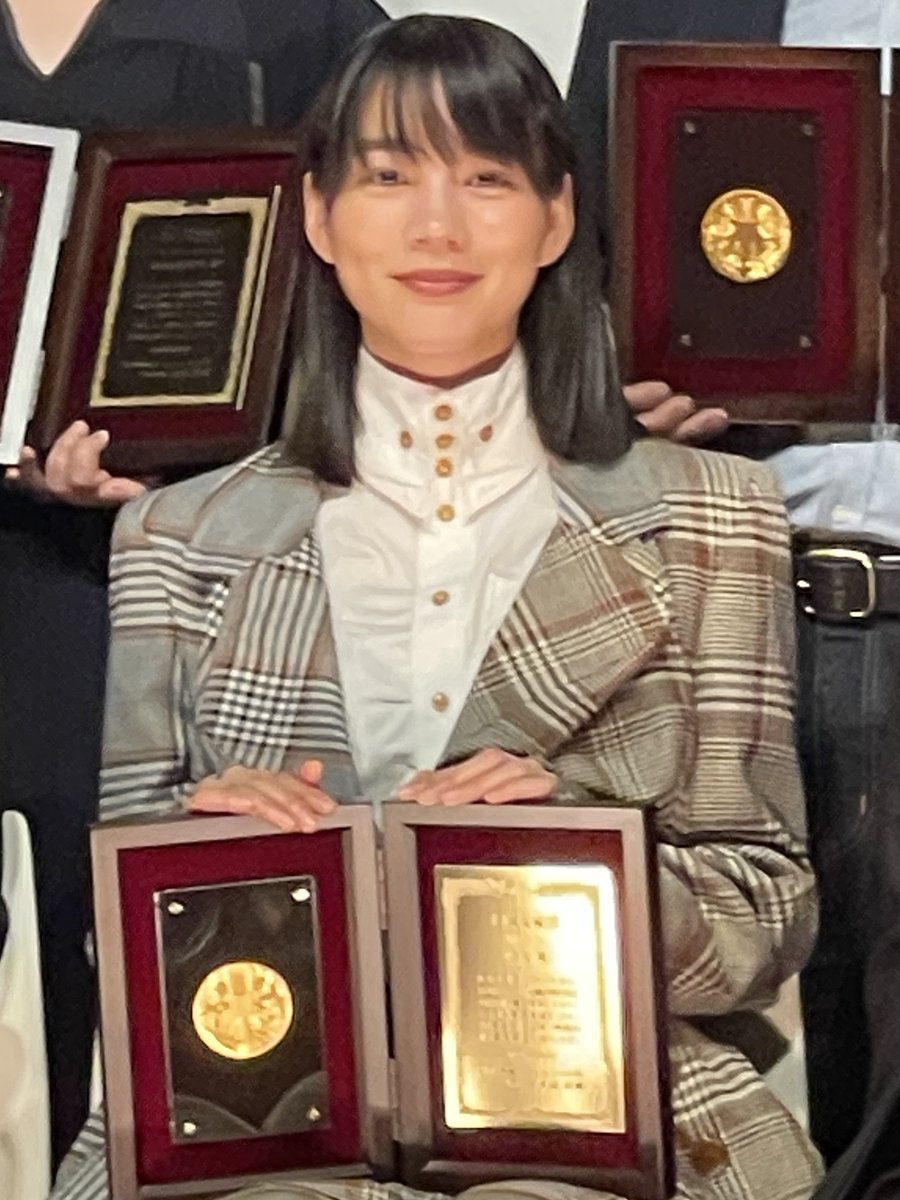 kuniyatakeshi's tweet image. #日本映画プロフェッショナル大賞 授賞式に行ってきた。#のん さん、#主演女優賞 おめでとう！#さかなのこ