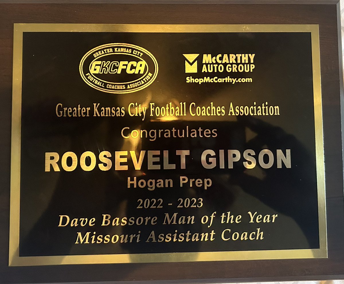 Thank you <a href="/The_GKCFCA/">GKCFCA</a> for this amazing honor. Thank you <a href="/hoganprepkc/">Hogan Prep</a> for the opportunity to grow and help impact the future of our students and community these last 14 years.