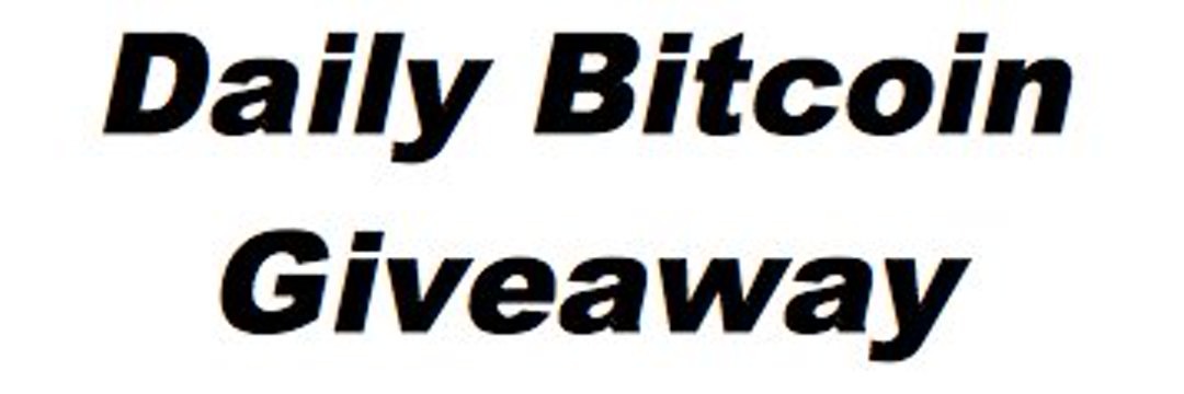 Daily Bitcoin Giveaway tweet media
