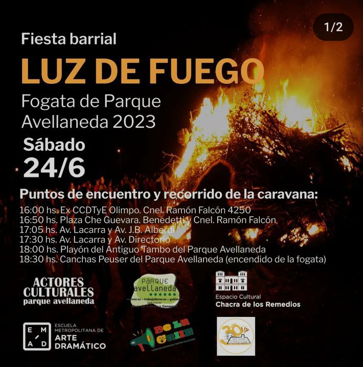 MtycParque's tweet image. #FogataParqueAvellaneda
Fiesta Barrial🔥El sábado 24/6 volvemos a encontrarnos  para quemar todas las miserias.
👉🏽Entre tod@s podemos hacerlo posible. Suma tu aporte  cafecito.app/fogatapqueavel…