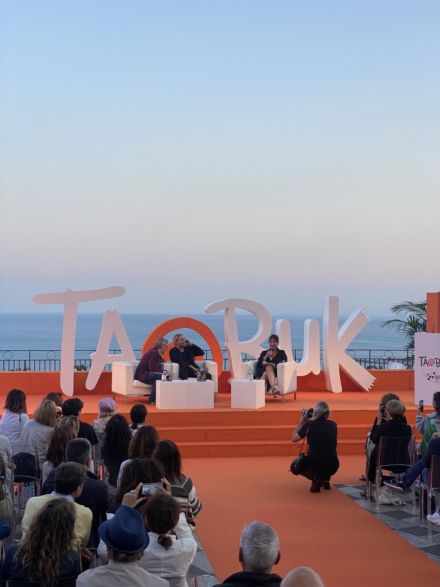 @TaobukFestival David Garrett speaks at the International Book Festival 
#sicilyartcluster #taormina #etna #contemporaryart #literature #music #davidgarrett #taobuk #booksforall