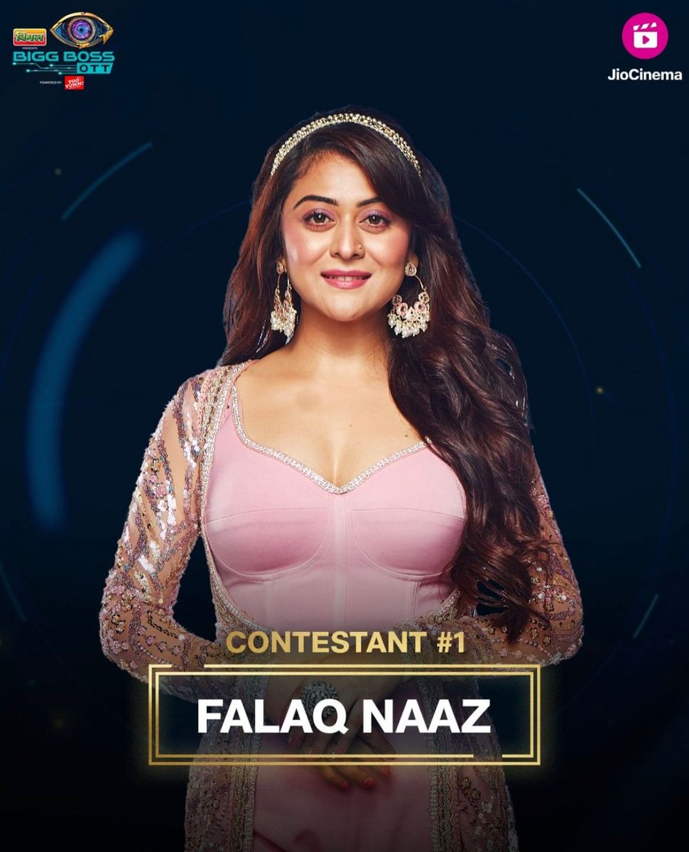 Welcoming the fighter, Falaq Naaz as contestant no.1 on #BiggBossOTT2. Watch the Grand Premiere of #BBOTT2onJioCinema now streaming free. #BBOTT2 #JioCinema #FalaqNaaz #SalmanKhan