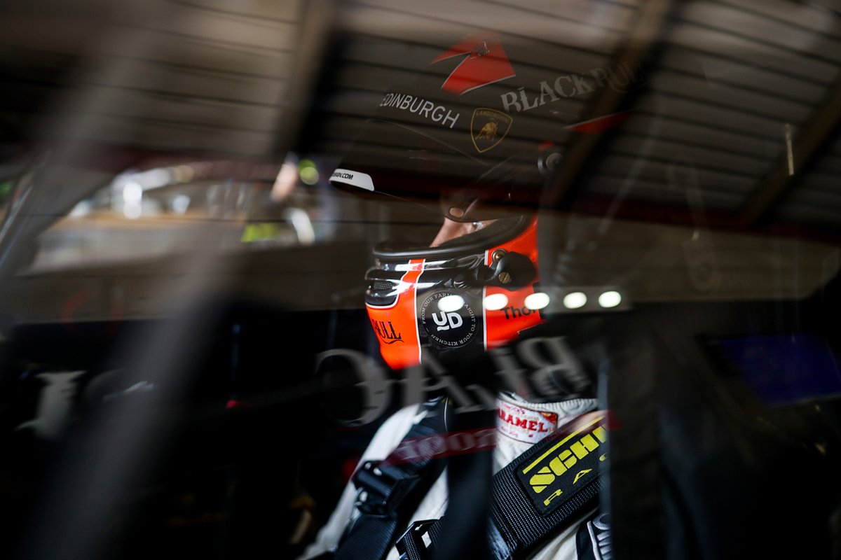 <a href="/SMitchellRacing/">Sandy Mitchell</a> starts P2 &amp; P8 in Sunday's two 1hr <a href="/BritishGT/">🇬🇧 #BritishGT 🏁</a> races at <a href="/SnettertonMSV/">Snetterton Circuit</a> with team-mate <a href="/BalfeShaun/">Shaun</a>. 
<a href="/BlackBullWhisky/">Black Bull Whisky</a>, <a href="/LamborghiniSC/">Lamborghini Squadra Corse</a> &amp; <a href="/BarwellMotorSpt/">Barwell Motorsport</a>. 

<a href="/dtcwhiskies/">Duncan Taylor Co</a> <a href="/TunnockOfficial/">TunnocksOfficial</a> <a href="/Stirfresh2/">Stirfresh</a> <a href="/SMRC56/">SMRC</a> <a href="/resultsforfar/">resultsgymforfar</a> <a href="/alandavieltd/">Alan Davie Ltd</a> <a href="/BRDCSilverstone/">BRDC</a> <a href="/24keysltd/">24 Keys</a>