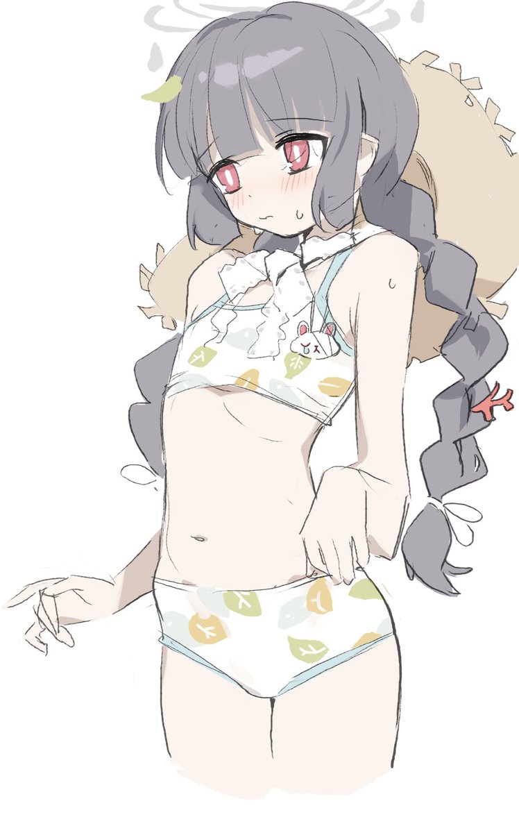 霞沢ミユ(ブルアカ) ,ミユ(ブルアカ)(水着) 「」|nemoのイラスト