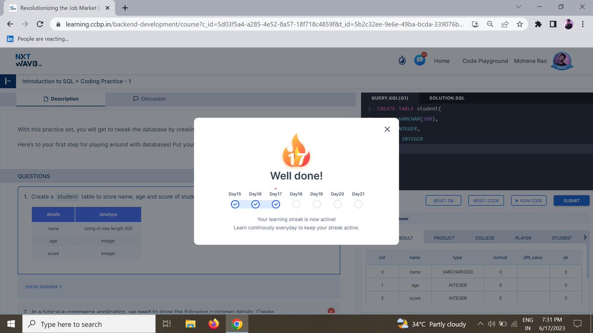 mohananupoju7's tweet image. Monthly Tracker
#MakeJuneGreen 💚
#day16 
#30daysofcodingchallenge
@nxtwave_tech