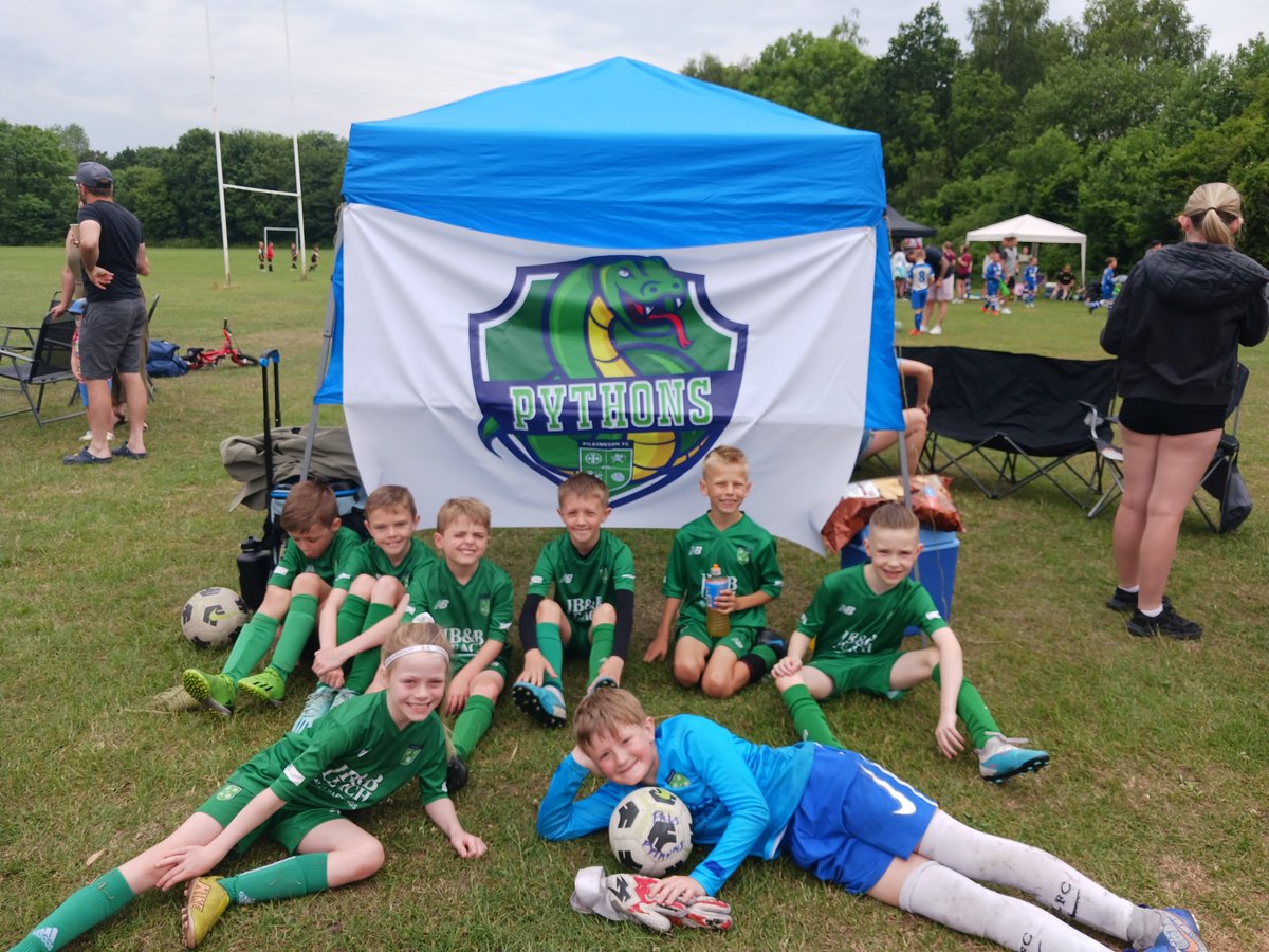 Tournament champions for our little Python's superstars!! Captained by Austin never have a team fought harder for each other to get the job done and in the end they won the final on penalties!! Great group who always make us all so proud 🐍💚 #footballfamily #winnersaregrinners