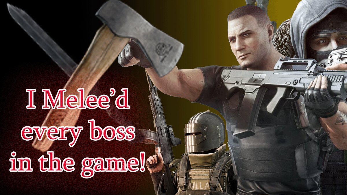 ThaGamekillaz's tweet photo. https://t.co/ojVkpa5JE0

I melee all the bosses in Tarkov... New video is out. 
#EscapefromTarkov #tarkov https://t.co/ZyTVNXFJCV