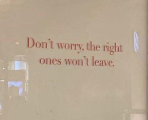Don't worry