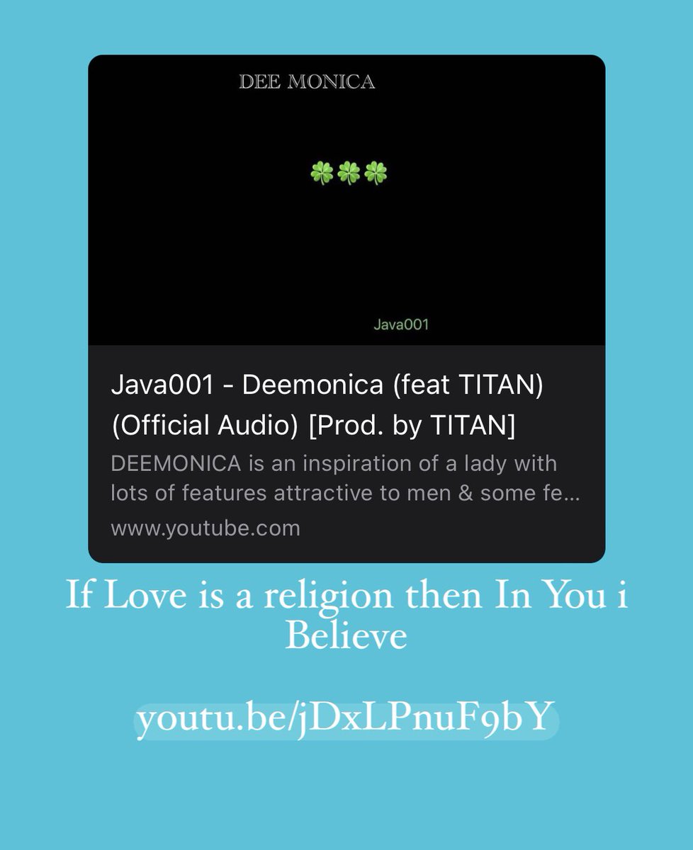 java001music's tweet image. grateful for love..Click link to have a taste 
youtu.be/jDxLPnuF9bY