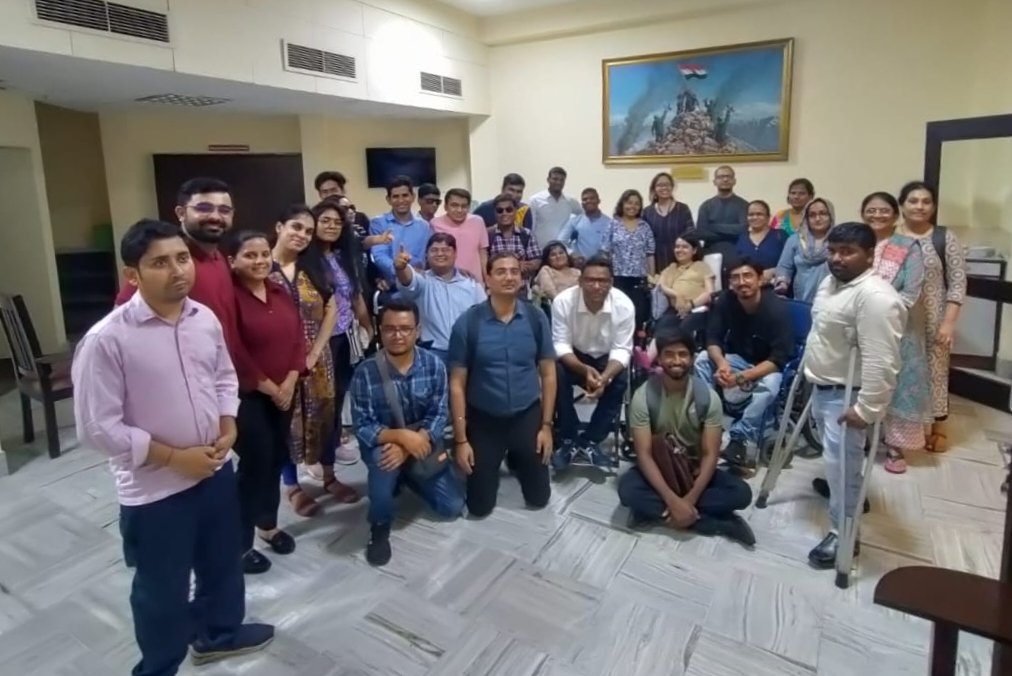 Anjali Vyas (@empressanjali24) on Twitter photo The <a href="/ncpedp_india/">NCPEDP</a> Javed Abidi Fellows attended a week long workshop on effective #DisabilityAdvocacy <a href="/USIofIndia/">United Service Institution of India</a> Delhi.
Cheers to the young emerging leaders who aim to build a progressive India ensuring #NothingAboutUsWithoutUs .
#LeaveNoOneBehind #DisabilityTwitter
<a href="/armanaly/">Arman</a> The <a href="/ncpedp_india/">NCPEDP</a> Javed Abidi Fellows attended a week long workshop on effective #DisabilityAdvocacy <a href="/USIofIndia/">United Service Institution of India</a> Delhi.
Cheers to the young emerging leaders who aim to build a progressive India ensuring #NothingAboutUsWithoutUs .
#LeaveNoOneBehind #DisabilityTwitter
<a href="/armanaly/">Arman</a>