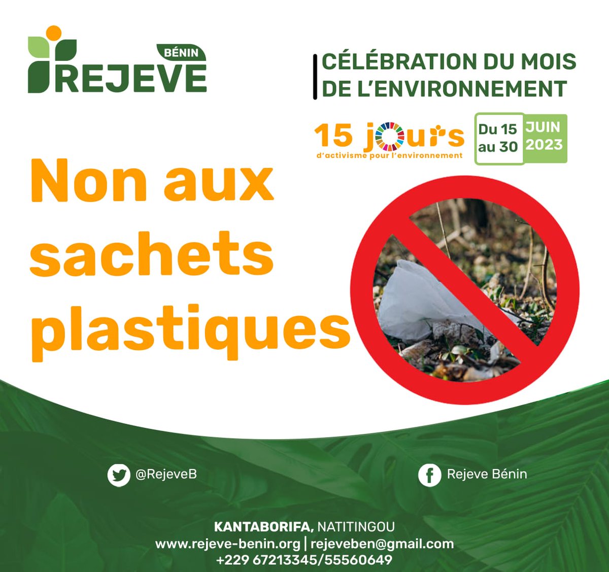 La pollution plastique reste une des problématiques importantes à résoudre en Afrique et dans le monde...(retrouvez l'intégralité de l'article ici 👇🏽...)
m.facebook.com/story.php?stor…

<a href="/unfpa_benin/">UNFPA Bénin CO</a> <a href="/UReportBenin/">U-Report Benin</a> <a href="/VBGPasMonGenre/">Réseau des Champion.ne.s</a> <a href="/MJNatitingou/">Mairie des jeunes de Natitingou</a> <a href="/EmergencyOng/">ONG Emergency Africa</a> 

#wasexo #nanto