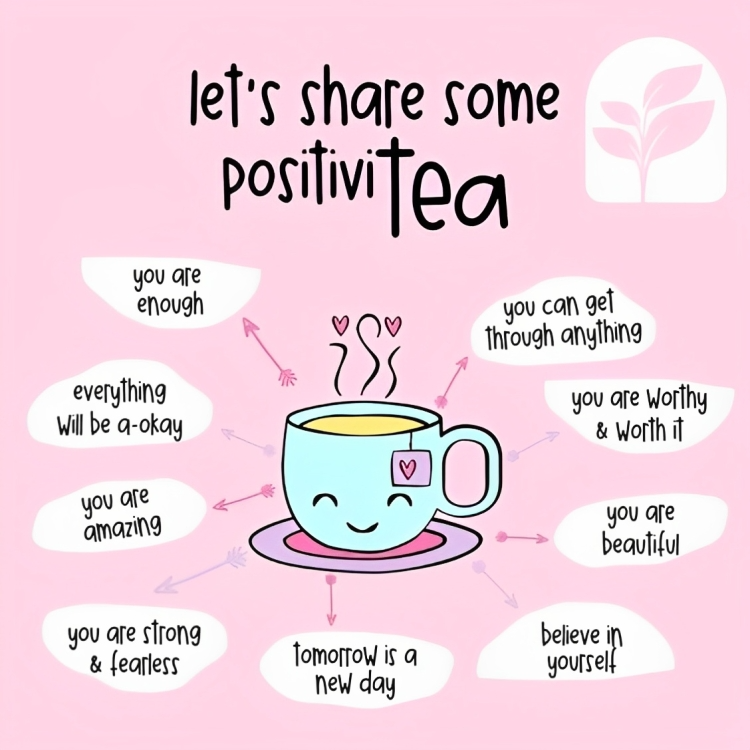 Brewing up a Cup of Positivity, One Sip at a Time!

#PositiviTEA #positivevibes #goodvibes #selfcare #believeinyourself #PositiveThoughts #positivity #mentalhealthsupport #mindhelp