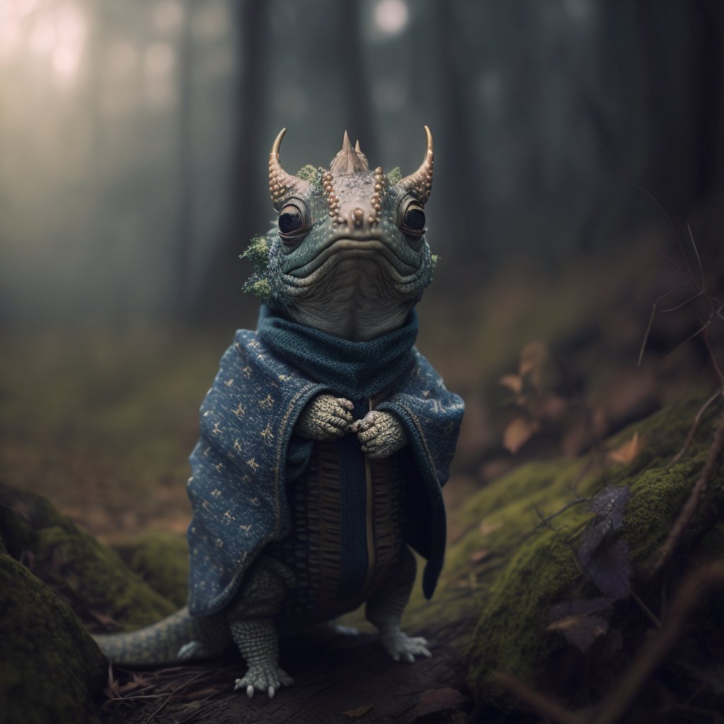 ZazzTheOptimist's tweet photo. In the forest's embrace,
๐ณ A humble #Drala dons a simple cloak,
๐งโโ๏ธ With budding bullish horns,
enchantment and wonder,
๐ฟ She sprinkles magic in every step.
#ForestBiome #Radix https://t.co/ScZA0bKxPZ