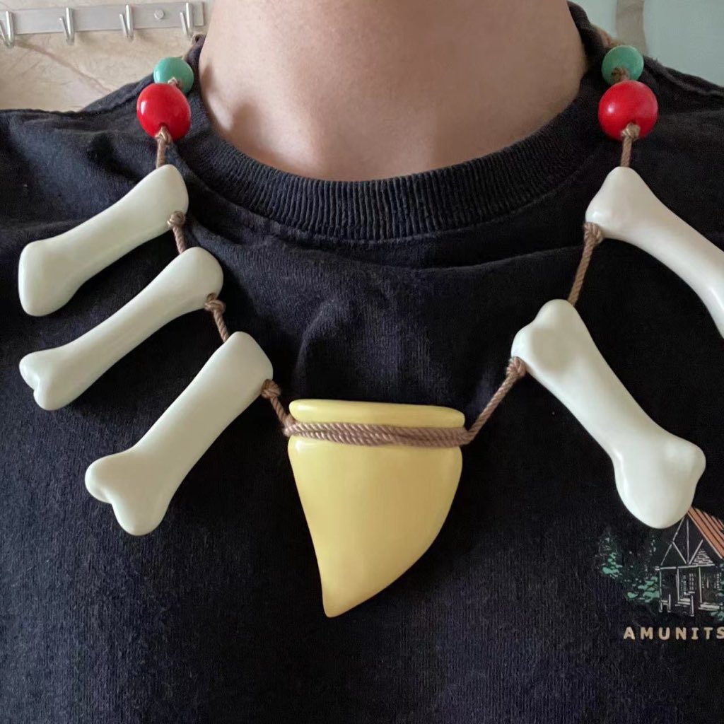 Bad to the bone… <a href="/BoredApeYC/">Bored Ape Yacht Club 🍌</a> where my necklace gang at 🫡