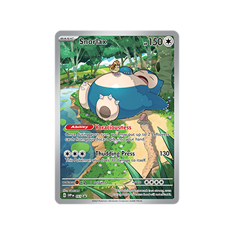 PokeGuardian's tweet photo. Snorlax full-art foil promo card revealed, including the Pokemon Center version from the Scarlet &amp; Violet - 151 Elite Trainer Box &amp; Scarlet &amp; Violet - 151 Pokémon Center Elite Trainer Box

🔗 https://t.co/0J9kiaG4G6 https://t.co/9842McBhJ8
