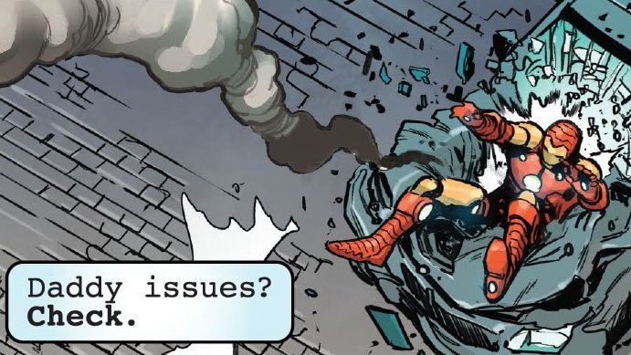 out of context tony stark tweet media