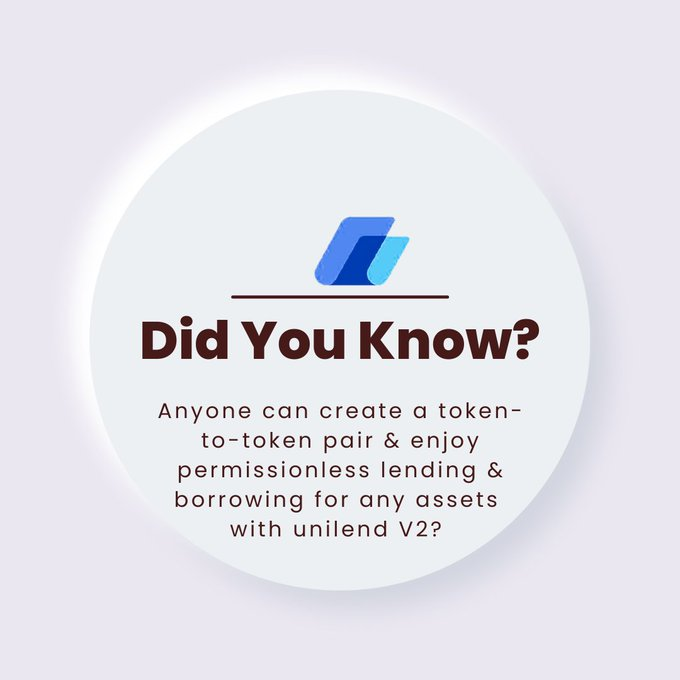 CheckoutSol's tweet image. Foks, Did you know that you can now create a token-to-token pair &amp;amp; enjoy permissionless lending and  borrowing for any assets to experience #DeFi's 1st Dual Asset Pool model for every asset on #UniLendV2 @UniLend_Finance #Defi #Crypto