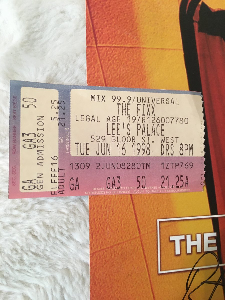 AshesandDreams1's tweet image. Time flies. 🦋 
@FixxOnline 25 years ago at Lee’s Palace! Our Lisa flew from Calgary to Toronto to see the show with @robwozny 💕
#thefixx #leespalace #elemental