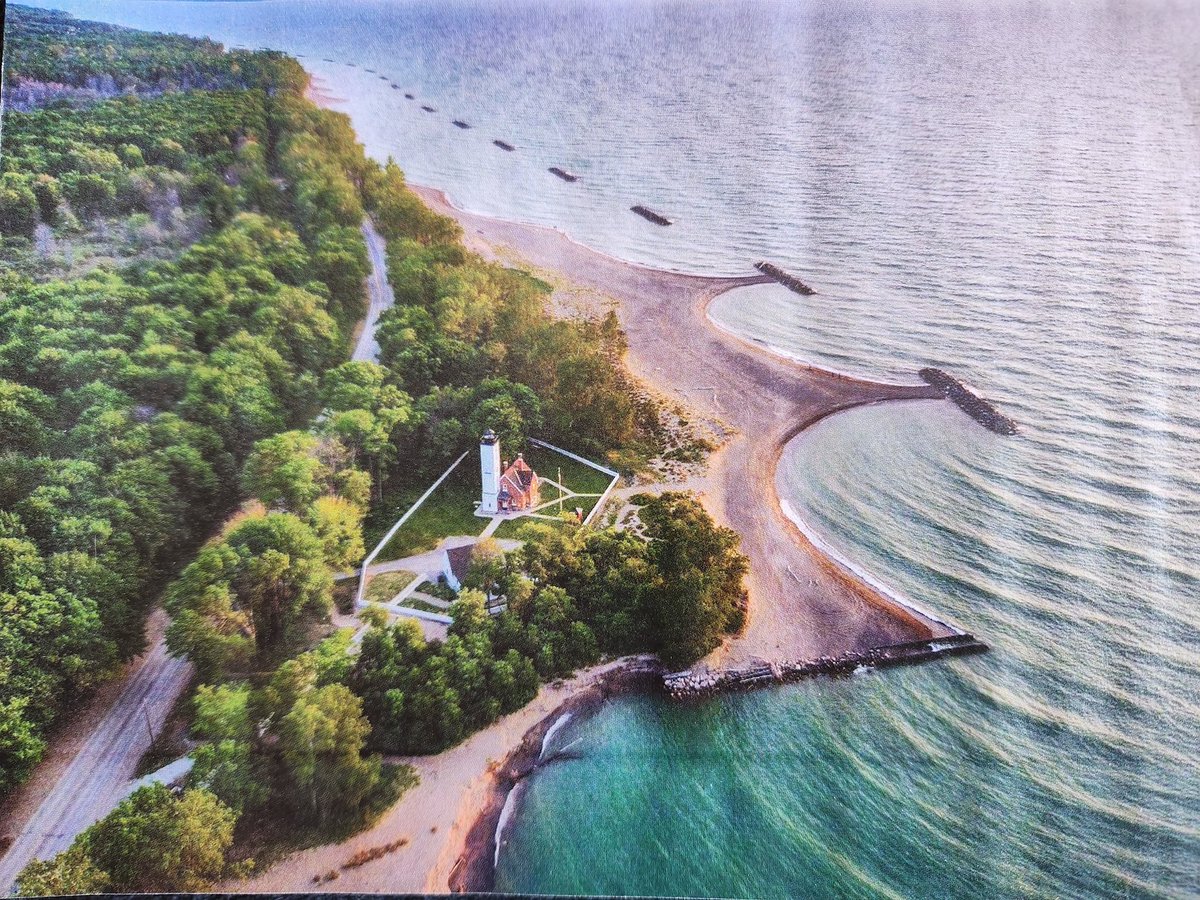Arial view of my favorite beach.   
Presque Isle,  Erie,  PA. 
@visitPA 
@NatlParkService