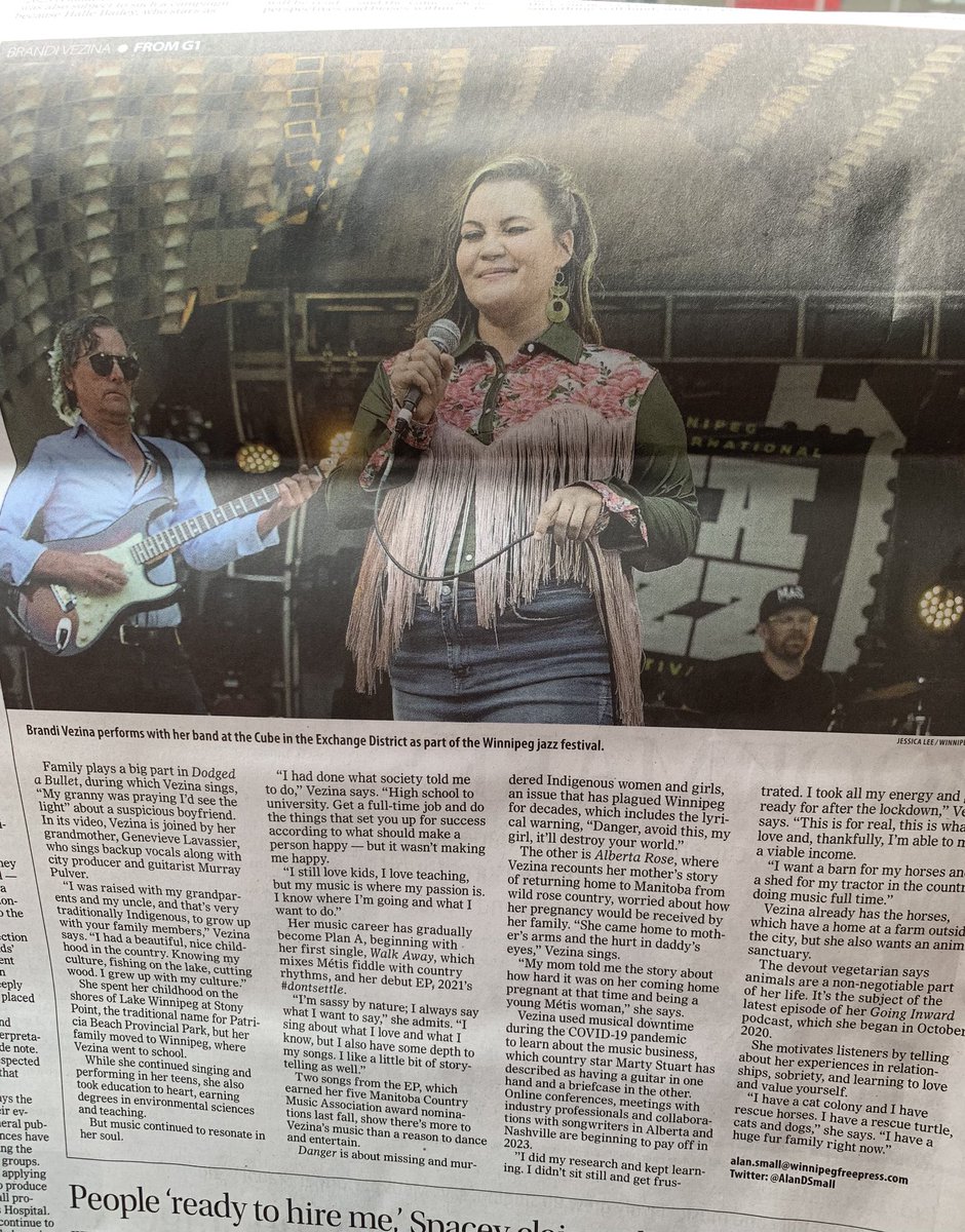 Brandi Vezina (@brandivezina1) on Twitter photo I love this article written in the Free Press! I'm thankful it discusses my Red River Metis heritage 💗🙌🏽🎵
winnipegfreepress.com/arts-and-life/… <a href="/jazzwinnipeg/">Jazz Winnipeg</a> I love this article written in the Free Press! I'm thankful it discusses my Red River Metis heritage 💗🙌🏽🎵
winnipegfreepress.com/arts-and-life/… <a href="/jazzwinnipeg/">Jazz Winnipeg</a>