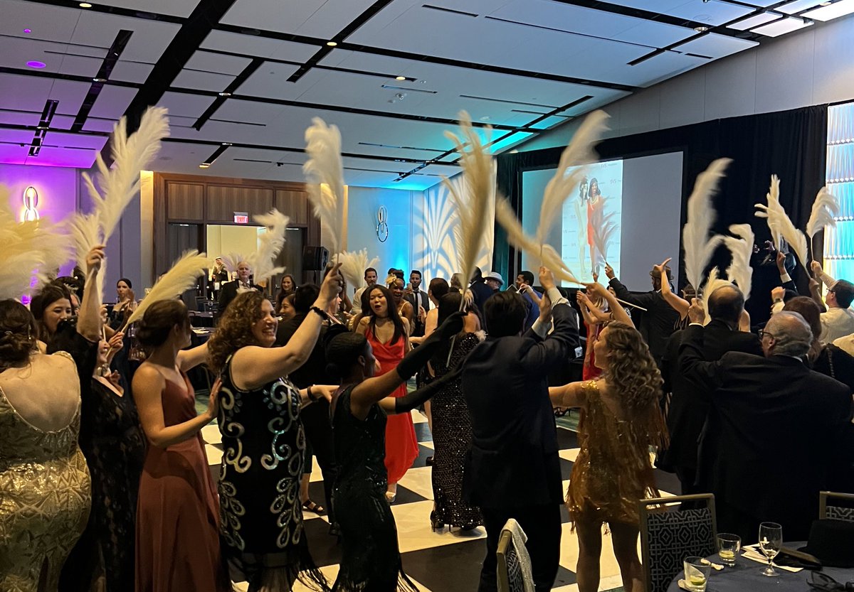 Not all business at #VAM23. Great job <a href="/limbsalvagedr/">Leigh Ann O'Banion</a> and <a href="/ChandraVenita/">Venita Chandra</a> with the SVS Foundation Great Gatsby Gala (the alliteration alone!).  Raising necessary funds to support vascular care, and having fun while doing it!