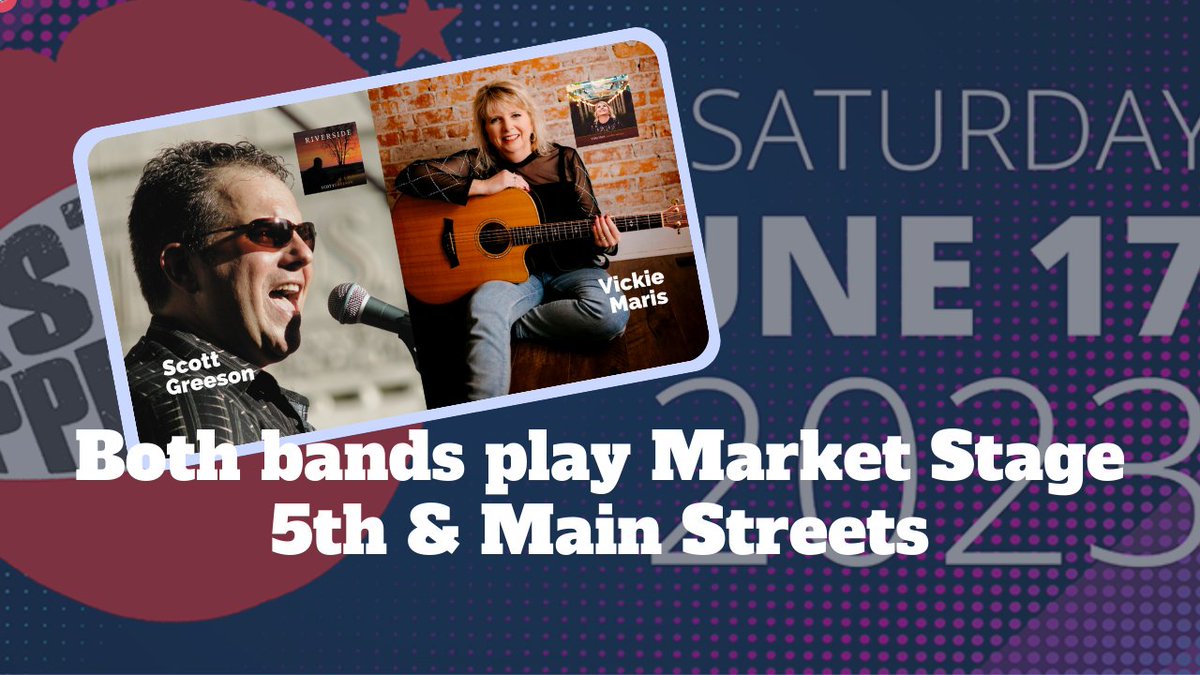 See you out at The Taste of Tippecanoe, 6/17/23. My band plays the Market Stage at 9:15 pm. <a href="/vickiemaris/">Vickie Maris - latest single is Fine Wine</a> will be on the same stage with her band at 6:15 pm (I'll be playing guitar w/ Vic, along w/ #MichaelKelsey.) Here's a short video preview: youtu.be/A8qptgekbX8 #livemusic