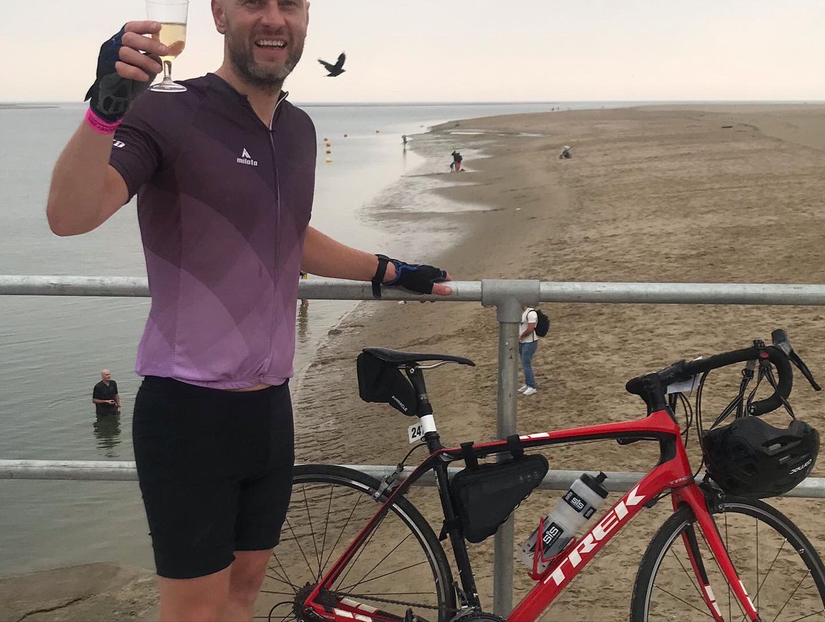 Amazing special day yesterday completing our 103 mile ride challenge to Aberdovey. Brilliant day of teamwork and great fun. Thanks everyone for the support and sponsorship raising £2300 for Wolverhampton NHS Trust 💜 #Aberdyfi #AberdoveyBikeRide