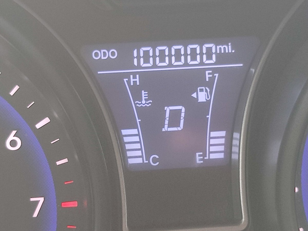 Well it finally happened. Mara  hit 100k miles yesterday. #velosterturbo #car #carculture #hatchback #midwest