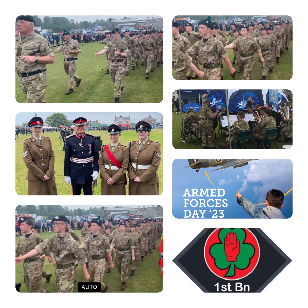 Armed Forces Day 2023 Sandy Bay Larne  .. a fantastic day out with <a href="/1_NI_ACF/">1 NI ACF</a> Cadets &amp; Adult volunteers on parade also Our Band Pipes and Drums delivering a great performance 
Well done 👏 everyone 

#AFD2023 #AFDNI2023 #ArmedForcesDay2023