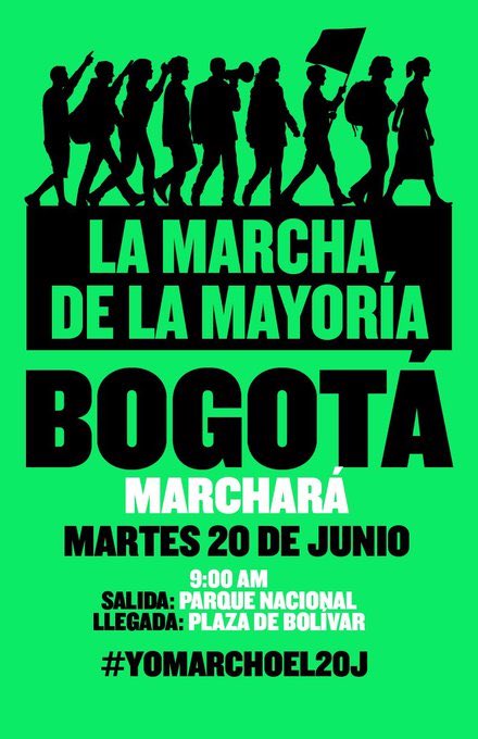 RNacional_News's tweet photo. #LaMarchaDeLaMayoría está a tan solo 3 días de realizarse. ¿No sabe por qué salir a marchar? Le dejo acá algunas razones 👇: 
- Van a dejarnos sin sistema de salud;
- Eliminarán las EPS;
- Se robarán de forma descarada el ahorro pensional de millones de personas;
- Aprueban una reforma laboral que NO genera empleo sino que lo destruye (el reporte elaborado por investigadores del Grupo de Análisis del Mercado Laboral (Gamla) del Banco de la República estima que se recortarían 450.000 empleos formales en un horizonte entre tres y cuatro años en un escenario de medio impacto y destruiría 100.000 empleos en empresas de servicios temporales), que TAMPOCO saca a las personas de la informalidad (por el contrario, la promueve) y ataca a los pequeños y medianos empresarios;
- El gobierno dice que es necesario subir la gasolina ⛽️(el precio promedio en el país es de $12.364 pesos, ha subido $3.200 en tan solo 9 meses -y seguirá subiendo-), las tarifas de energía y que que dejemos de consumir gasolina;
- Le dice el gobierno a los empresarios que tributen más y que asuman más costos laborales con su precaria #ReformaLaboral;
- Le entregan las regiones a las FARC, al ELN, a paramilitares y a todo tipo de narcodelincuentes;
- Buscan LEGALIZAR la venta y distribución de la marihuana 🍁;
- Persiguen a periodistas y atacan la Libertad de Prensa;
- Riesgo electoral en todo el país por la llegada de grupos armados;
- Permisividad total con todo tipo de criminales;
- Colombia vive uno de los periodos más críticos en cuanto a rapto de civiles, con un crecimiento de casi el 120%, el más alto en los últimos 11 años;
- Acoso al trabajador y beneficios para el hampa;
- Pretenden crear un fondo internacional “multidonante” para que los narcogenocidas de El ELN dejen de secuestrar, pero para las víctimas NADA.

#YoMeSumoAl20J #ALaCalle20J #EstánDestruyendoTodo