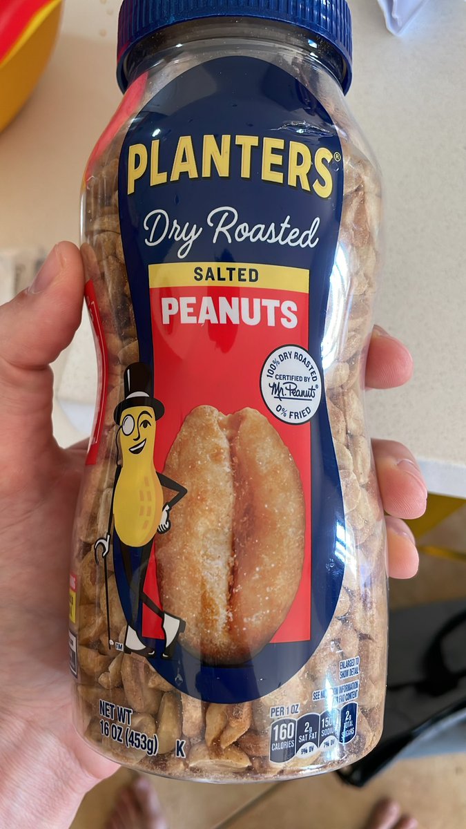 Damn planters put a whole peanussy on the bottle