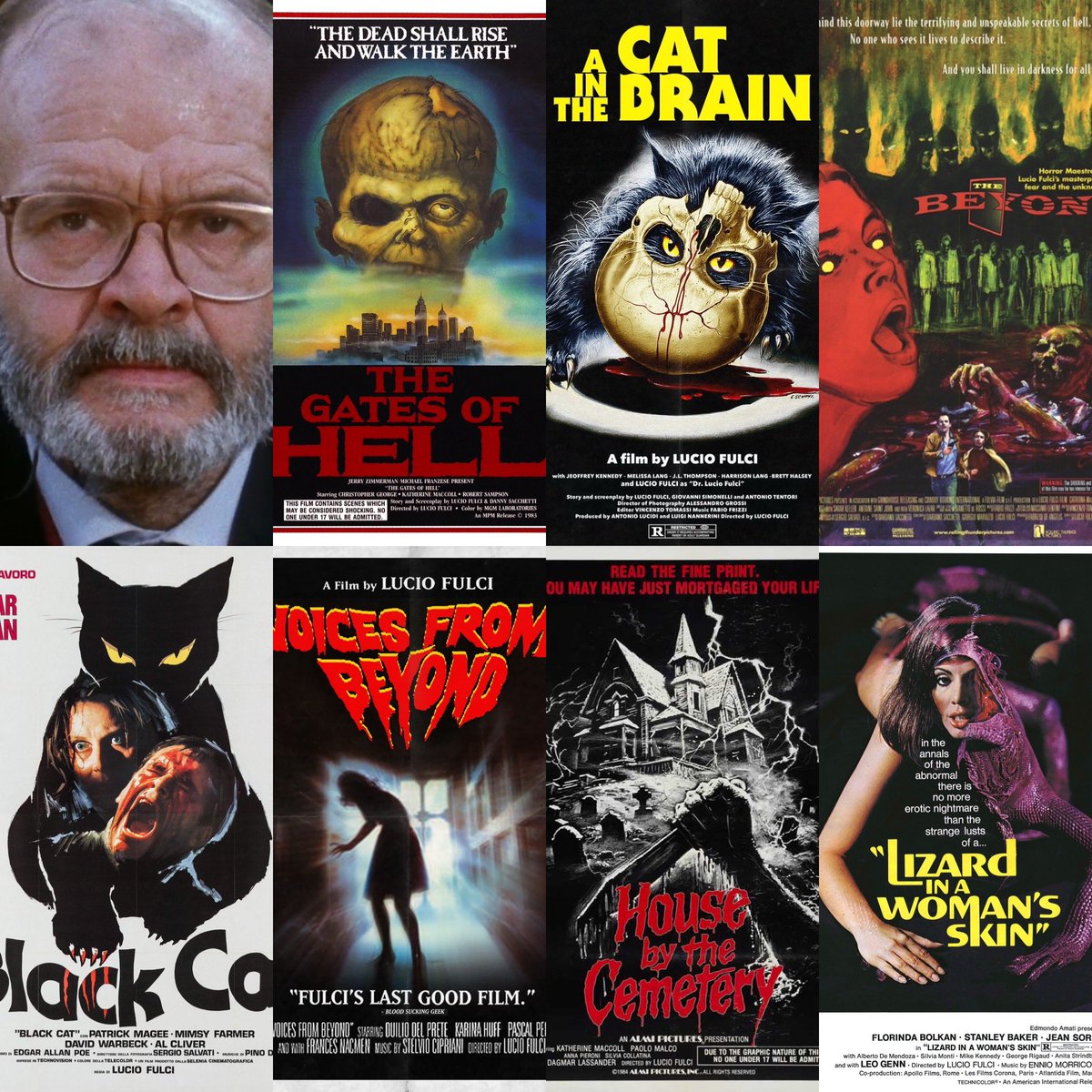 Remembering the God Farther of gore today on his birthday Lucio Fulci one of my favourite Directors of all time and has an inspiration on my film work already sadly he passed away in 1996 so I will never get to meet the legend! 🍿🎥  #luciofulci #horrorfilms
