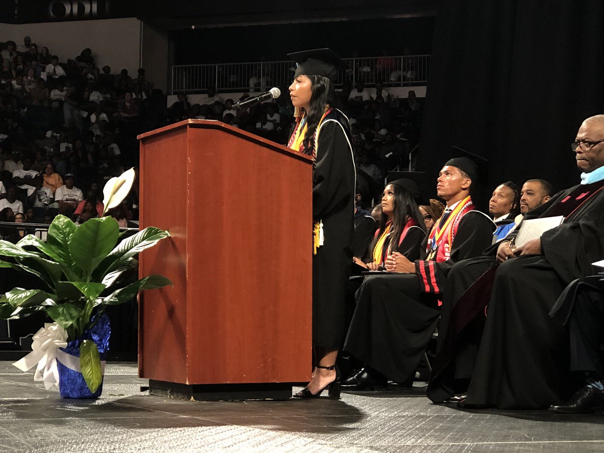 Manor High School Valedictorian Wendy Rios-Flores delivered her address to fellow Mustang graduates. The Manor High School Class of 2023 is now about to take the stage! #CaPPSandGowns #PPSShines #ClassOf2023 #Graduation2023