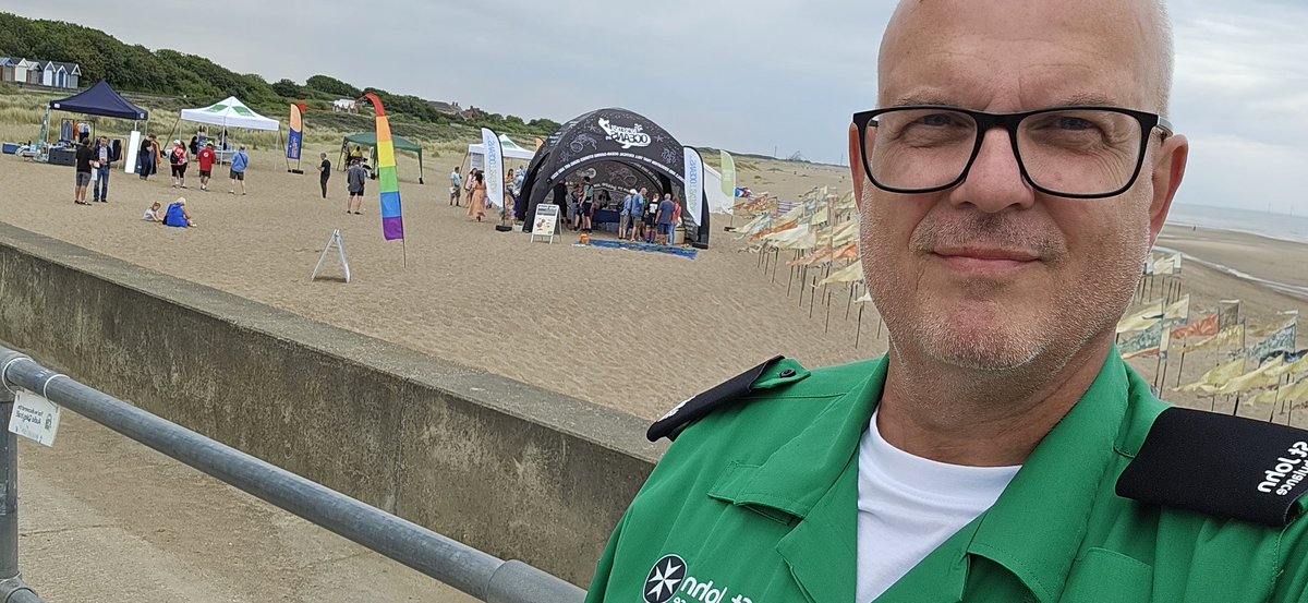 LifeinLincs's tweet photo. First event today as a #FirstAider at North Sea Observatory #MySJAday #ChapelPoint #LincolnshireCoast https://t.co/D2cYLX2zNV