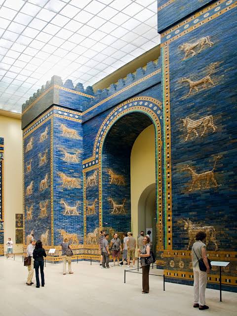 @peachlybeloved @brigidkeely Ishtar Gate, but that it is inside a museum in Berlin, not the gate itself. That they took it brick by brick.