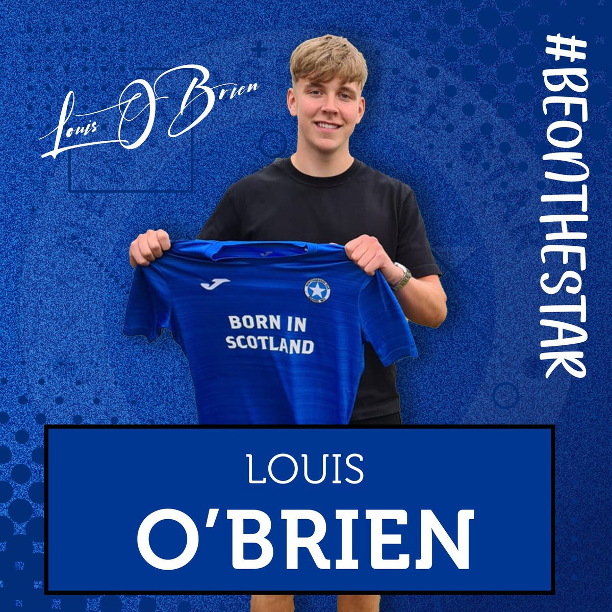 ✍️ LOUIS O’BRIEN SIGNS

Newtongrange Star are pleased to announce the signing of left back Louis O’Brien. Louis joins us from newly promoted league two side Spartans.

A cultured full back who is equally comfortable in central midfield, Louis will add quality and energy down our