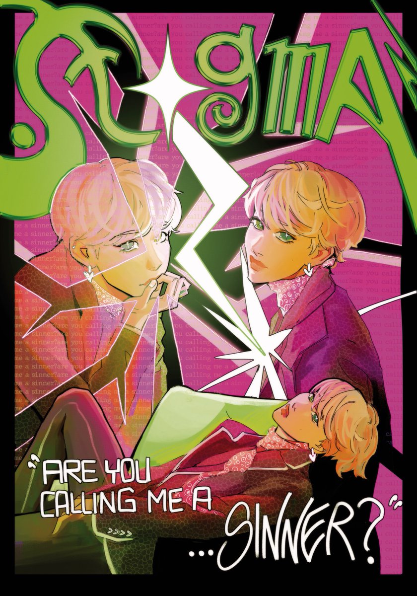 [2/2] STIGMA for <a href="/TaehyungZine/">Vante: Taehyung Zine 🎨 Digital Orders Open!</a> !! 💜 #btsfanart #taehyung