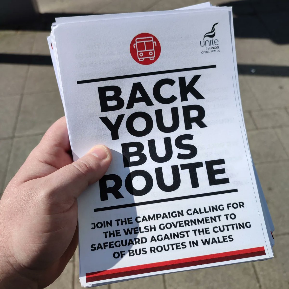 Been out again today in #Wrexham talking to the community about the <a href="/UniteWales/">UniteWales</a> Back Your Bus Route campaign.

People are worried about this, so many comments like 'I need the bus to get to work, I'll be out of work if my bus is lost'

I'll say it louder..

PEOPLE.ARE.WORRIED.