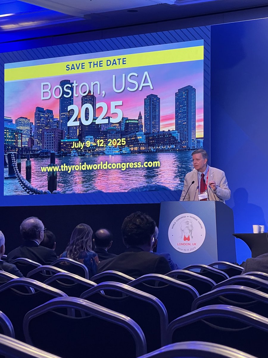 See you in Boston in 2025! #WCTC2023 #thyroidcancer ⁦<a href="/RandolphGreg/">greg randolph</a>⁩