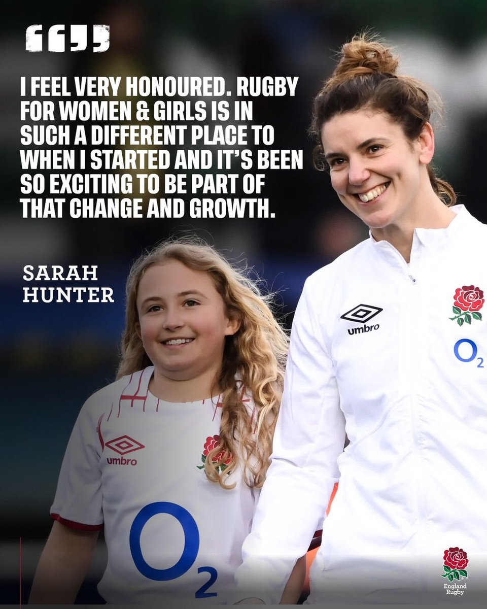 So unbelievably proud and honoured to receive this award. To be recognised in this way is still taking time to sink in! I’m just an ordinary girl from the North East of England who’s had an incredible time playing rugby. Thank you so much! 🙏🏻