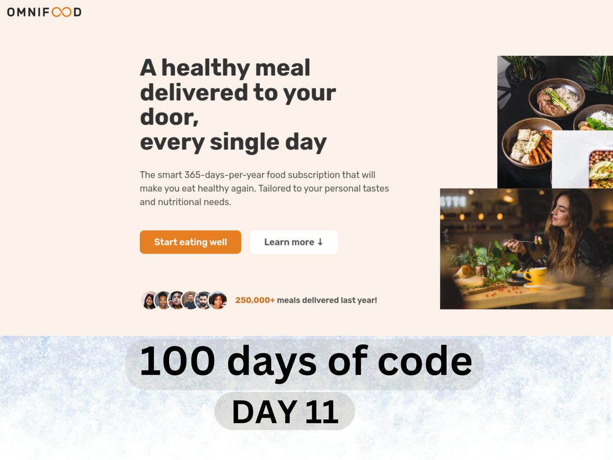 xdevimran's tweet image. Day 11 of #100DaysOfCoding: today I built this hero section of a website from the course &quot;Build Responsive Real-World Websites with HTML and CSS&quot; by
@jonasschmedtman

. #WebDevelopment #CSSFlexbox #100DaysOfCode